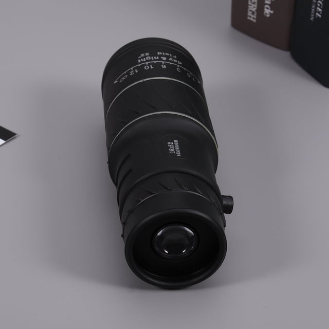 OULII 1Set Black Plastic Monocular Telescope Torch Light for Sporting Events