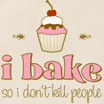 thumbnail image 2 of CafePress - I Bake So I Don't Kill People Tote Bag - Unisex Canvas Tote Bag, Beige, 1-Piece, 2 of 7