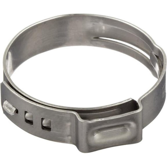 T-H Marine Supplies 15500023 1.47 in. Stainless Steel Stepless Ear Hose Clamps - Pack of 100