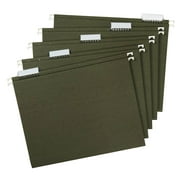 Pendaflex Hanging File Folders, Standard Green, Letter Size, 50 Per Box