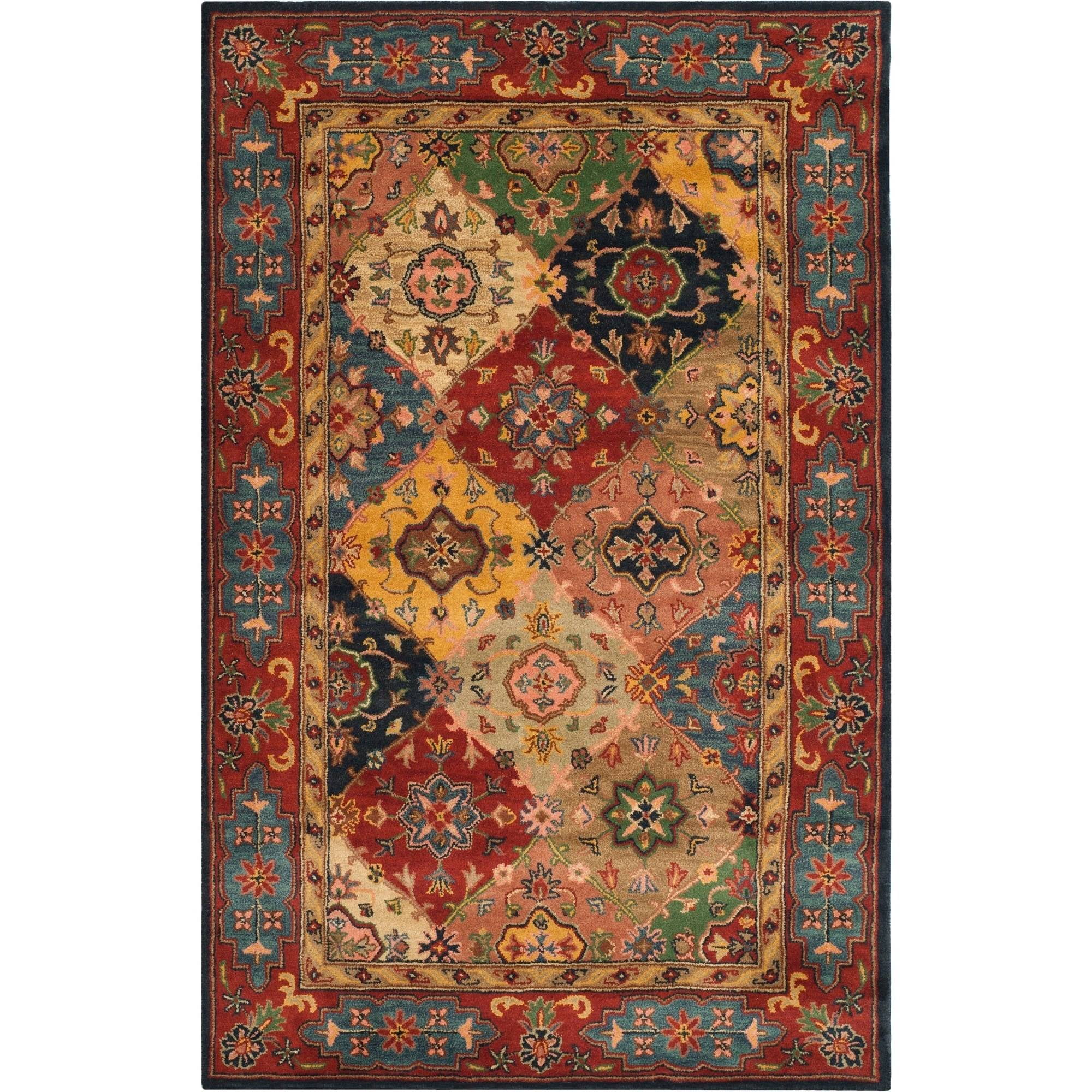 LARGE TRADITIONAL CLASSIC THICK LUXURY SOFT WOOL-LOOK HERITAGE RED QUALITY RUGS 