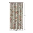 thumbnail image 5 of Pioneer Flower Floral Print Pattern Shower Curtain 36"x72" ,Bathroom Decorative Shower Curtains Set with 12 Hooks,Modern Waterproof Washable Shower Curtain, 5 of 6