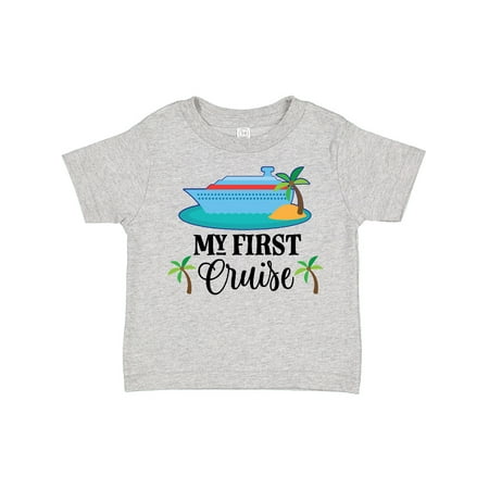 

Inktastic My 1st Cruise Vacation Trip Gift Toddler Boy or Toddler Girl T-Shirt