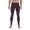 Purple, variant on Men's Thermal Underwear Bottoms Winter Warm Thin Long Youth Slim Fit Mid Low Waist Casual Pants, L, Purple