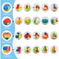 thumbnail image 1 of Rellenos de bolsas de fiesta para ni?os, 10 piezas de plástico Burr Puzzles Juguetes entrelazados Cubo mágico colorido, Juguetes de rompecabezas para ni?os, Juguetes de acertijos, Favores de fiesta LingWen 1327534309911, 1 of 1