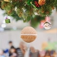 thumbnail image 4 of Yuanzi - Juego de 3 bolas navideñas de espuma, 8 cm, multicolor, para colgar en árboles. Decoración festiva para el hogar y fiestas. Ligeras y seguras., 4 of 6