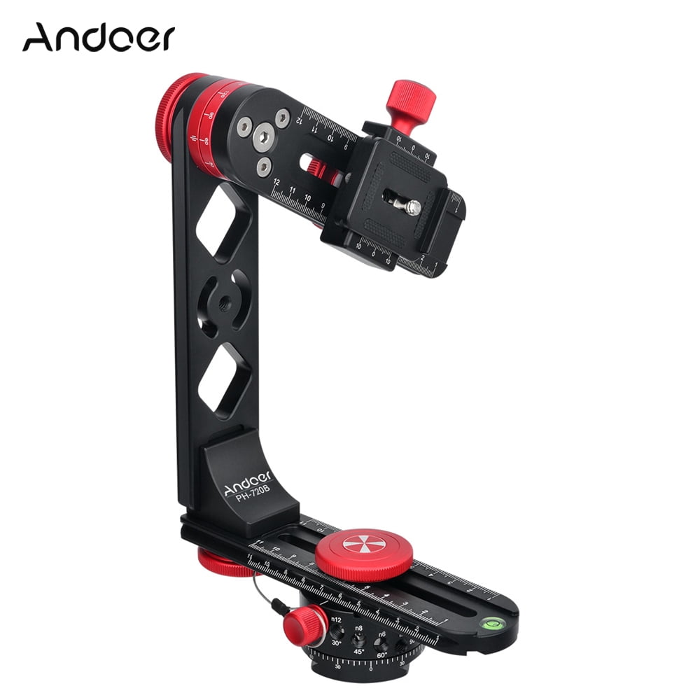 Testa Panoramica Andoer PH-720B Per Treppiedi - Capacit&agrave; 10 Kg, Piatto Arca Swiss, 360&deg;