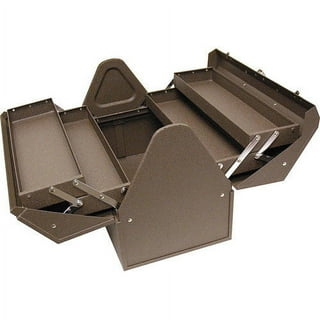 Homak Black Plastic Tool Boxes w/Metal Latches BK00216001 BK00219001  BK00222001