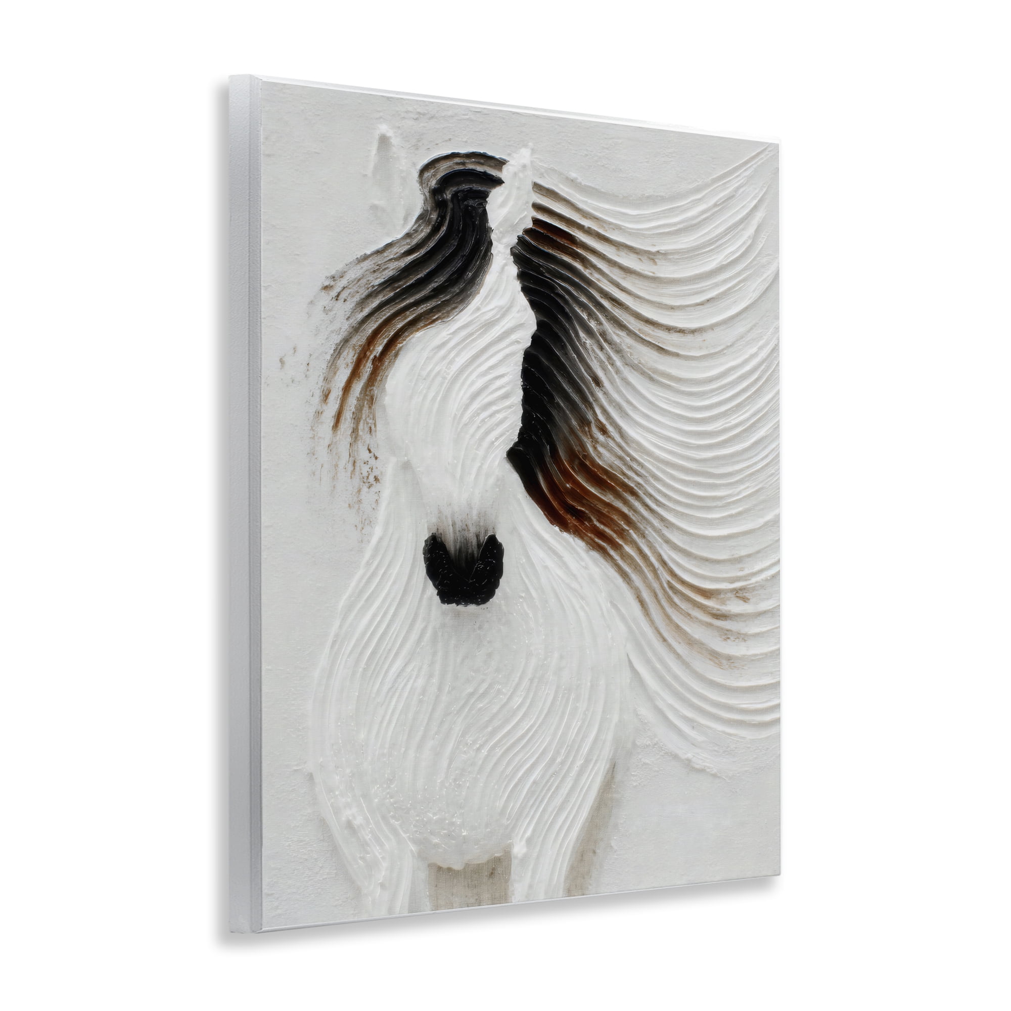 Stupell Industries Grooved Horse in Flowing Motion Wall Plaque Art, design by Ink Drop Loft