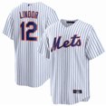 thumbnail image 1 of Camiseta clásica de béisbol blanca de local de Francisco Lindor de los New York Mets, con número de estrella bordado.-XXXL, 1 of 2