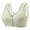 🔥 Green, variant on Everyday Bras Plus sizw Front Open Bras for Women Plus Size Push up Bras for Women Cotton Bras for Women Wirefree Breathable Plus-Size Seamless Ice-Silk Front-Closure Bra Wireless Breathable Gathered