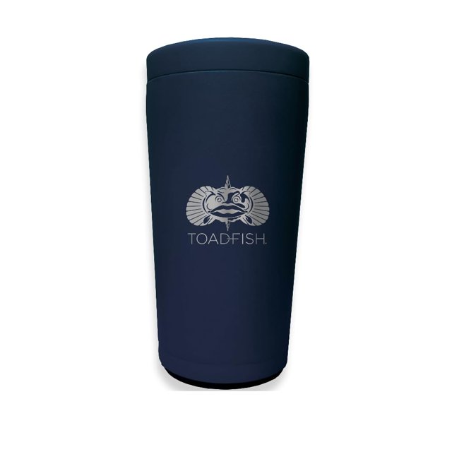 Can Cooler Toadfish Universal 2.0 de acero inoxidable, color azul marino