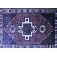 thumbnail image 1 of Ahgly Company Indoor Rectangle Persian Blue Traditional Area Rugs, 4' x 6', 1 of 4