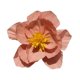 thumbnail image 1 of Nvzi 3 piezas de flores de papel crepé de 12 pulgadas para decoración de pared, flores para decoración de bodas, fondo de fotos, decoración de pared de guardería, loto rosa B, 1 of 4