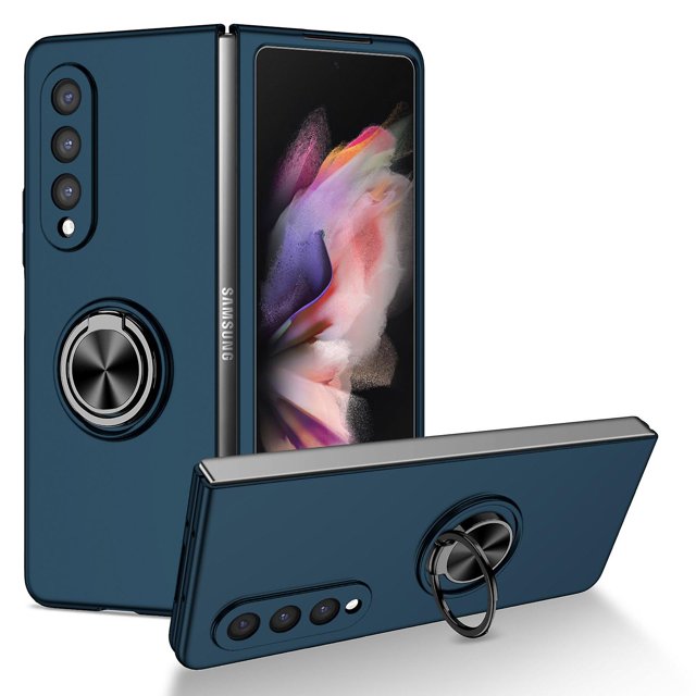 Étui avec Support Antidérapant Compatible Samsung Galaxy Z Fold 4 Étui de Protection Anti-Chute Anti-Empreintes Digitales