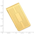 thumbnail image 3 of Gold-plated Kelly Waters Honey Comb and Square Engraveable Money Clip QKW688, 3 of 3
