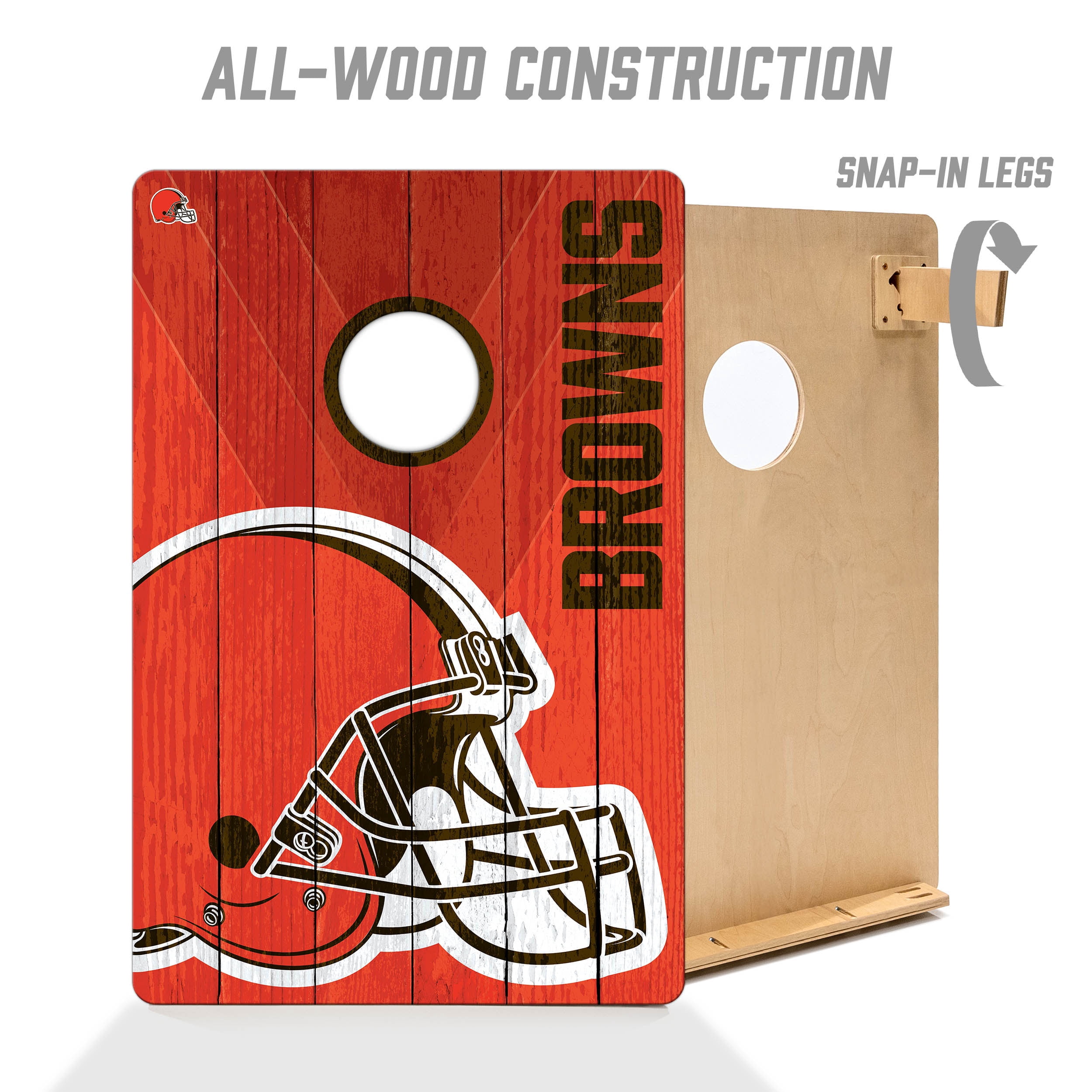 YouTheFan NFL Cleveland Browns 2' x 3' Cornhole Game