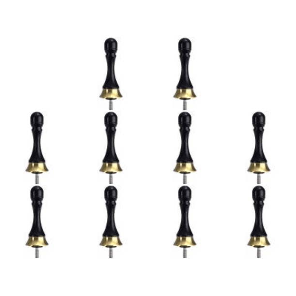 Barra de equilibrio para carrete de pesca, accesorios anticolisión de 57mm, color negro