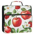 thumbnail image 5 of FORMRS Zipper Binder with Shoulder Strap 2-inch Ring 500 Sheet Capacity File Bag, Apple Pattern, 5 of 5
