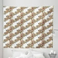 thumbnail image 1 of Abstract Geometry Tapestry, Illustration of Colorful Round Blots on Streaks Spikes Splashes, Fabric Wall Hanging Decor for Bedroom Living Room Dorm, 5 Sizes, White and Multicolor, by Ambesonne, 1 of 1