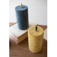 thumbnail image 2 of Ensemble de Quatre Bougies en Faux Velours - une de Chaque Couleur, 2 of 3