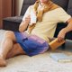 thumbnail image 5 of Fotbe Night Sky Elk Pantalones Cortos de Pijama para Hombre, Ropa de Dormir, Pantalones de Pijama Cortos para Hombre-4X-Large, 5 of 6