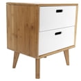 thumbnail image 5 of CHICIRIS Nightstand for Bedroom, MDF Bedside Table with 2 Drawers , Nordic Sofa Corner Side Table, for Living Room Sofa and Bedroom, 5 of 9