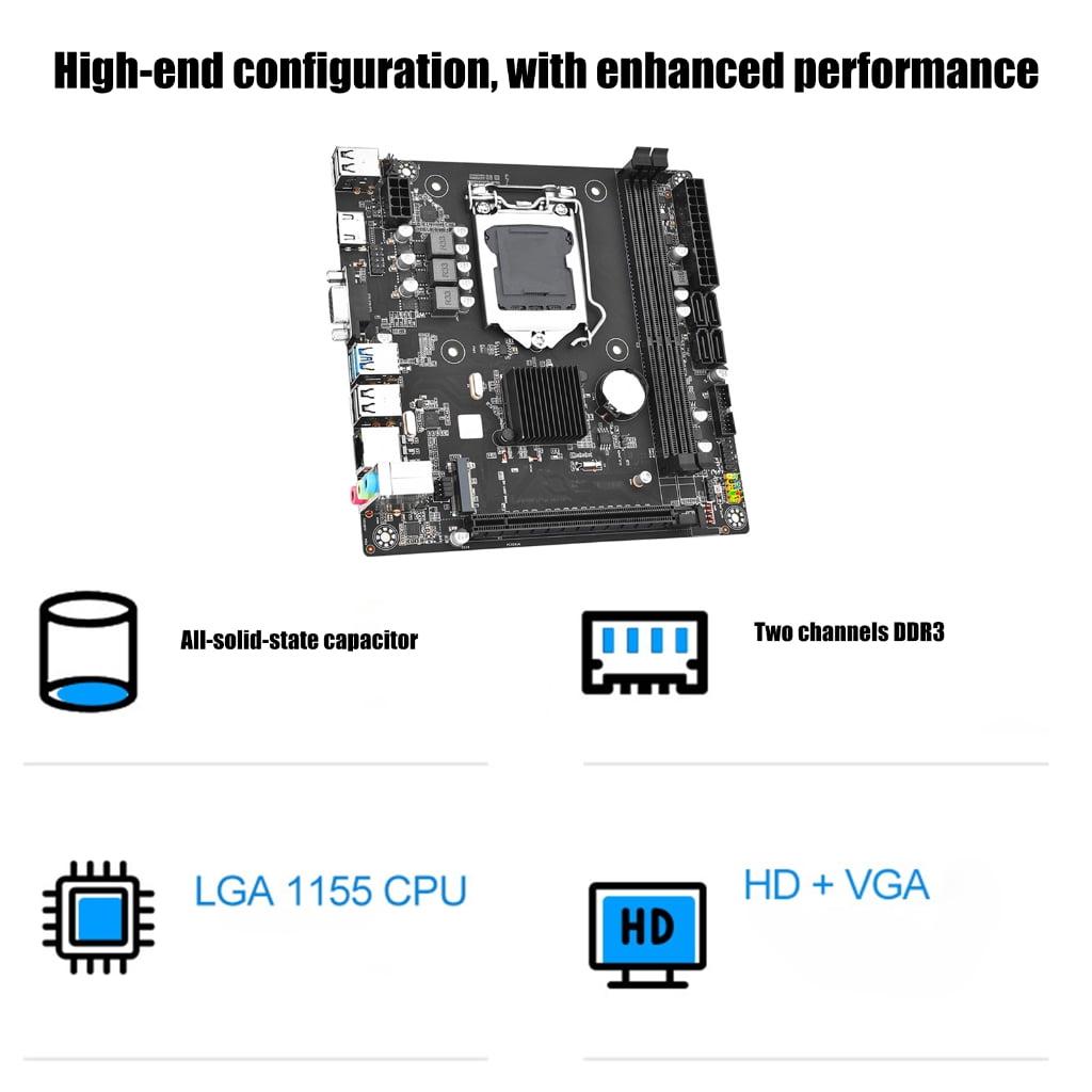 Yammee B75M-I Mini-ITX LGA 1155 Socket Motherboards Processors DDR3 RAMs 16GB M.2 Slot