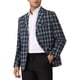 thumbnail image 1 of Blazers de cuadros INSPIRE CHIC para hombres con patrón de bloques de color, 1 of 6