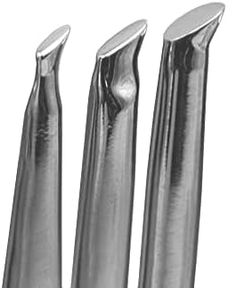 Leather Stamping Tool Beveling Set 3Pcs Undercut Beveler Stamps Stainless Steel Carving DIY LeatherCrafts Kit (Undercut Beveler)$$Art & Craft