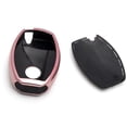 thumbnail image 4 of Xotic Tech for Mercedes Benz Key Fob Cover, Full Sealed Soft TPU Remote Smart Key Fob Case for Mercedes Benz C E G S M CLS CLK Class, Rose Gold, 4 of 8