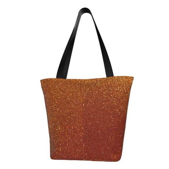 Easygdp Orange Glitter Shoulder Bags for Women,Crossbody Bags Shoulder Purse Handbag for Women