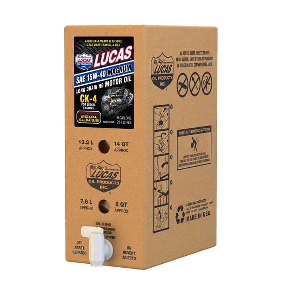 LUCAS OIL SAE 15W-40 CK-4 TRUCK OIL/1X1/6 GAL