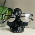 thumbnail image 4 of PEIBang Skull Glasses Stand,Resin Eyeglasses Holder,Black Sunglasses Display Rack for Desk,Office,Home Decor,Halloween Ornament,5.91x4.72x3.94 Inches, 4 of 4