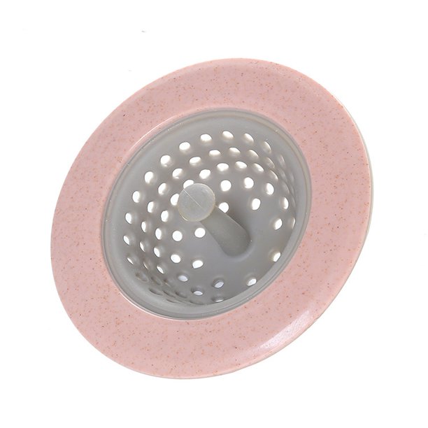 Coladores de fregadero rosa, colador de fregadero de cocina, filtro de alcantarillado antiobstrucción de malla de silicona, coladores de drenaje de silicona, adecuados para