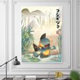 thumbnail image 3 of Anime Vintage Posters Peripherals Squirtle Canvas Painting Charizard Fight Picture for Bedroom Birthday Wall Decor Gifts, 3 of 5