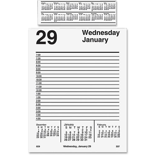 At A Glance Pad Base Desk Calendar Refills Walmart com Walmart com At A Glance Pad Base Desk Calendar Refills Walmart com Walmart com