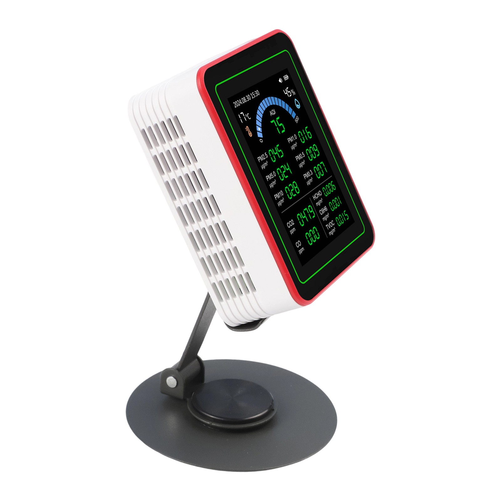 18-In-1 Air Quality Tester Comprehensive Aqi Monitor Indoor Monitoring