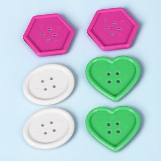 COMPUKAS 50 Pcs Accessoires Décoratifs Faits à la Main pour Coller Plastique de Couleur Assortie