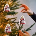 thumbnail image 1 of Christmas Book Lovers Shaped Acrylic Hanging Ornament for Holiday Tree Decorations and Festive Home, 1 of 4