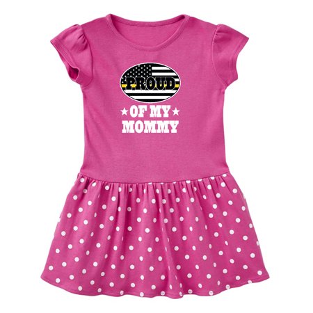 

Inktastic Dispatcher Mommy Emergency Services Gift Toddler Girl Dress