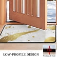 thumbnail image 3 of White Marble Gold Spot Pattern Door Rugs,Washable Non Slip Door Mats Indoor,Decorative Door Mats,Entry Mat Indoor for Entrance,Bedroom,Kitchen,Bathroom,30"x17", 3 of 6