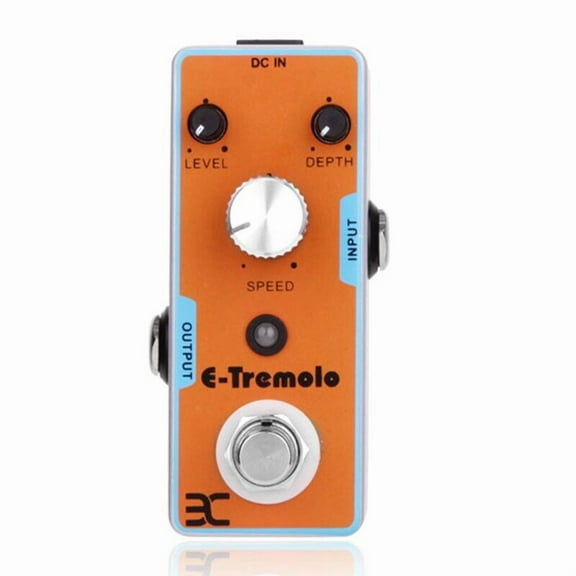 EX New T-Cube Pedal E-Tremolo Guitar Effects Pedal TC-43 Metal Shell   Free Connector
