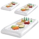 thumbnail image 3 of Bandeja Barra de buffet para servir hielo inflable con tapón de drenaje Enfriador de bebidas para en Tomshoo Bandeja, 3 of 7