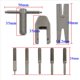thumbnail image 4 of 4X Extractor de Engranajes de PiñóN de Motor, Herramienta de Bricolaje, Extractor de Engranajes de PiñóN de Motor Universal para Piezas de ActualizacióN de Motores RC, 4 of 5