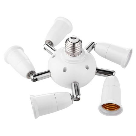 

Socket Adapter E27 Splitter Lamp Base Converter Light Holder (Lamp holder-6