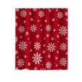 thumbnail image 3 of Tupukom Christmas Shower Curtain Under 15, Christmas Red Shower Curtains Winter Xmas Theme Shower Curtain Sets for Bathroom Machine Washable, 3 of 3