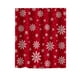 thumbnail image 5 of Xihbxyly Oferta del día Ofertas relámpago Cortina de ducha de poliéster con estampado navideño de copos de invierno y Navidad para baño, 5 of 7