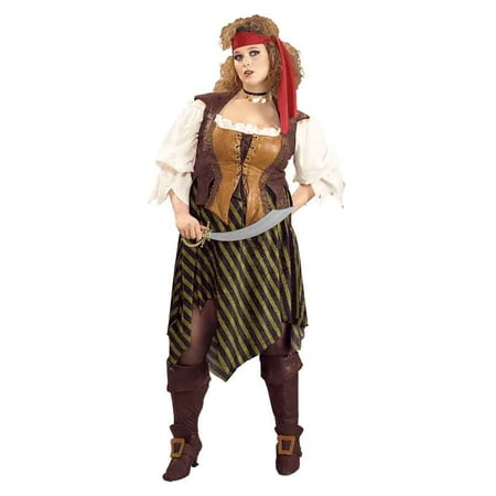 Secret Wishes Full Figure Pirate Wench Costume