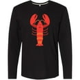 thumbnail image 3 of Inktastic Lobster Cute Ocean Creature Long Sleeve T-Shirt, 3 of 5
